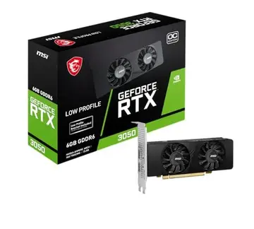 placa de vídeo msi geforce rtx 3050 lp 6g oc 6gb gddr6