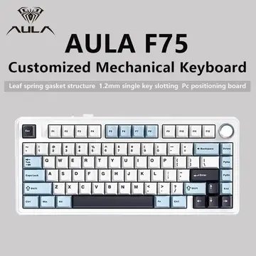 teclado aula f75 sem fio rgb