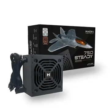 fonte mach1 steady 750w 80 plus bronze pfc ativo preto 750steady