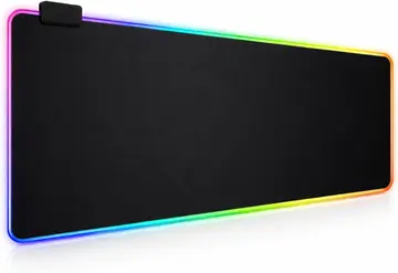 mouse pad gamer rgb 80x30cm impermeável antiderrapante 13 modos de luz