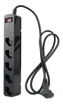 eletrodomésticos iclamper energia dps 5 tomadas 10a 127/220v