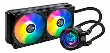 refrigeração (water cooler) tgt spartel v2 preto rainbow 240mm 260w tdp