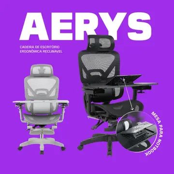 cadeira de escritório aerys l7q3