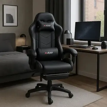 Cadeira Gamer Profissional Reclinável Apoio De Pés X-ray