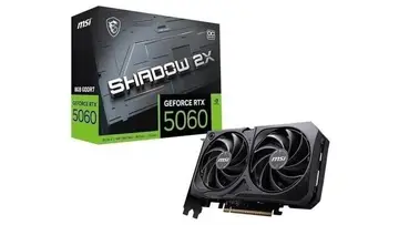 placa de vídeo msi rtx 5060 shadow 2x oc 8gb gddr7