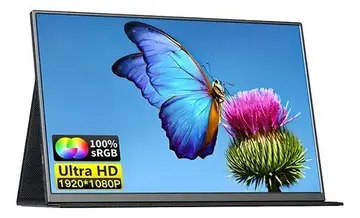 monitores portátil tomate 15 full hd ips hdmi usb-c preto