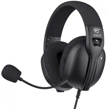 Headset Gamer Havit Fuxi H5D Black 35Mm Drivers De 50Mm Preto