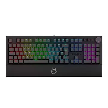 Teclado Mecanico Gamer Husky Anchorage Full Size Rgb Switch Gateron Ef Brown Abnt2 Preto Htg200Ptma