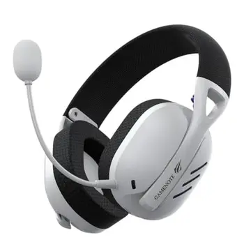PARCELADO! Havit Fone de Ouvido Headset Gamer Fuxi-H3 White Black, Com Fio e Sem Fio, Wireless 2,4GHz, Bluetooth, Cabo USB-C, Cabo 3,5mm. Su