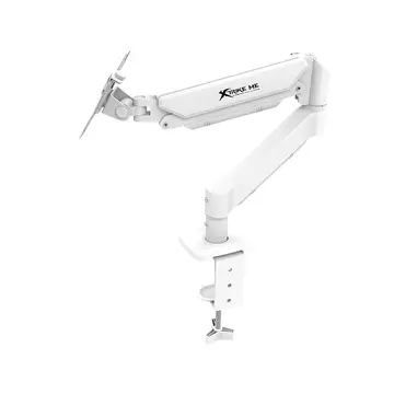 Suporte De Mesa Articulado Para Monitores De 13 A 32 Xtrike Me Ajuste De Altura Pistao A Gas Vesa Branco Ht 20Wt