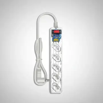 Filtro de Linha Clamper iClamper Energia 5 Tomadas, com Dps e Proteção contra Raios e Surtos Elétricos