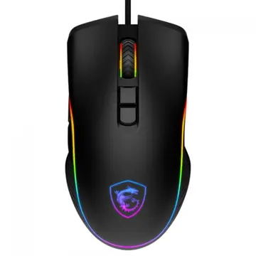 Mouse Gamer Msi Forge Gm300 Rgb 7200 Dpi 7 Botoes Preto