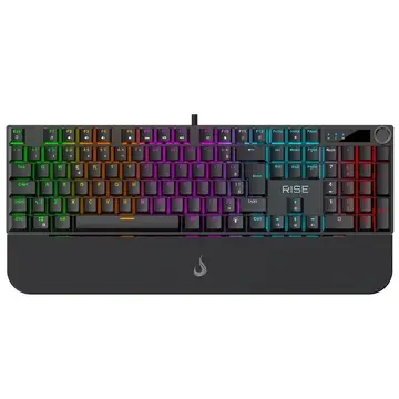 Teclado Mecanico Gamer Rise Mode Kyron Rgb Usb Switch Rise Core Abnt2 Preto Rm Tcm Kyn B