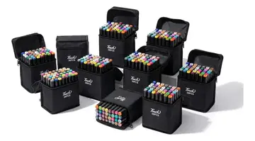 papelaria kit 20 pacotes canetas marcador permanente 36 cores multicores