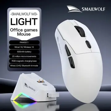 mouse gamer smailwolf m3 tri mode