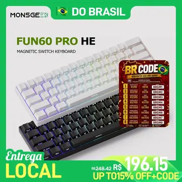 teclado akko fun60 pro he