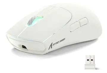 2x Mouse Gamer Sem Fio Attack Shark X5 Rgb