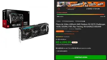 Placa de Vídeo ASRock RX 9070 Challenger