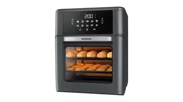 fritadeira air fryer oven mondial afon-12l-fg 12l digital 2000w