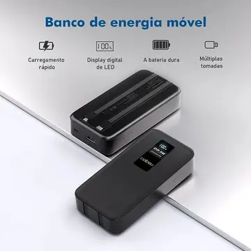 PowerBank Coibeu 20.000mAh 23w Power Bank Carregador Smartphone Celular iPhone Samsung Android