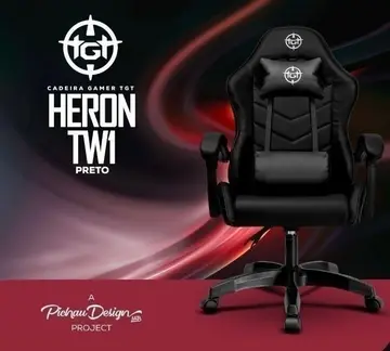 cadeira gamer tgt heron tc3 preto