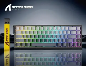 Teclado Magnetico Gamer Attack Shark X68he Com Fio