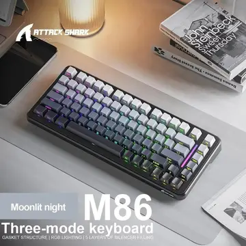 Teclado Mecânico Sem Fio Attack Shark M86