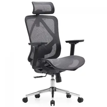 Cadeira De Escritorio Dr Office Ergo Cinza Mesh Altura Ajustavel Dr Ch Egr2Dbgf