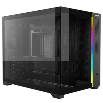 PARCELADO! Gabinete Gamer Redragon Wideload Mini Lite RGB Preto Sem Fans Micro ATX CA-611B
