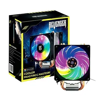 Cooler Processador Fan Duplo RGB 120W Direct Touch G-VR343 Intel AMD