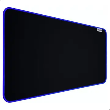 Mouse Pad 70x30cm Desk Pad Gamer Speed Escritório Office Design Slim Antiderrapante Borracha Fácil Deslize Costura Azul