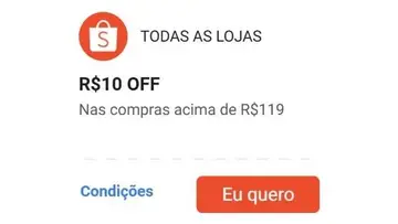 Novo Cupom Shopee