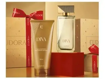 perfumes eudora diva kit 200ml 100ml