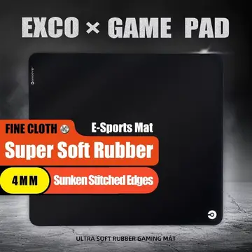 mousepad exco sports gaming 450x400x4mm
