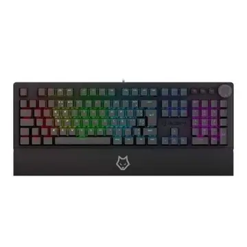 Teclado Mecânico Gamer Husky Anchorage Full Size, RGB, Switch Gateron EF Red, ABNT2, Preto - HTG200PTVR