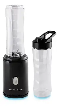 Liquidificador Hamilton Beach Portátil Individual 600mL Tritan Preto