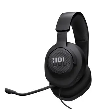 JBL, Fone de Ouvido Com Fio, Quantum 100M2, Headset Gamer, Over Ear, Microfone Removível - Preto