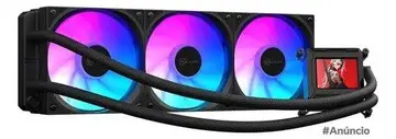 Watercooler Kalkan 360mm Argb Aura Lcd 360 Preto