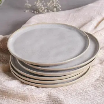 Porto Brasil Conjunto com 6 Pratos de Sobremesa Bio Latte 21,5cm