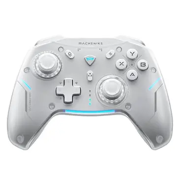 Controle Sem Fio Gamer Machenike G5 Pro, Multiplataformas, RGB, Switch Kailh, Branco - JJ02GJ006