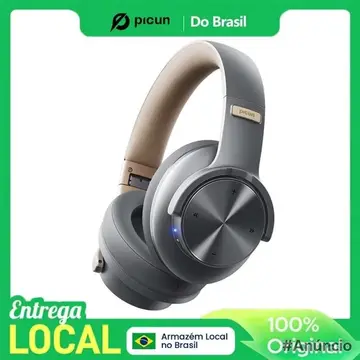 Fones Picun Bluetooth 120h, Sem Fio e Com Fio