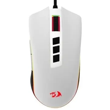 Mouse Gamer Redragon Cobra V2 Special Edition Cypher Branco e Preto RGB M711A-RGB
