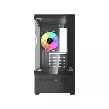 Gabinete Gamer G-Storm Sentinel, Mid Tower, Preto, Sem Fonte, Com 1 Fan , GS-SEN-BK-1F