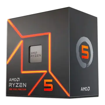 Processador AMD Ryzen 5 7600, 6-Core, 12-Threads, 3.8GHz 5.1GHz Turbo , Cache 38MB, AM5, 100-100001015BOX