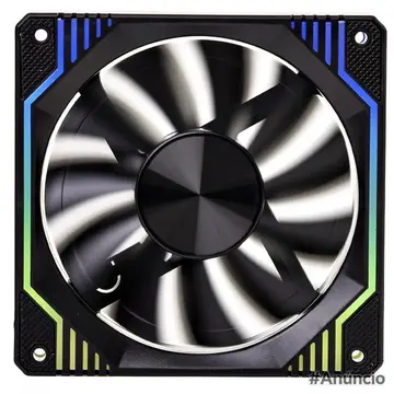 Cooler Para Gabinete Round5 Windforce Black Argb 120Mm Pwm Preto R5 Windforce Fw B