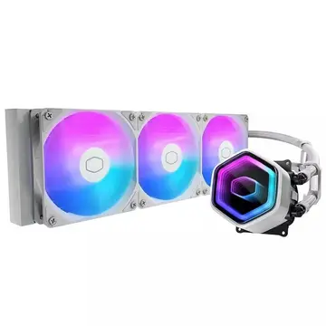 Water Cooler Masterliquid Core Ii 360 Branco 3 Fans Argb