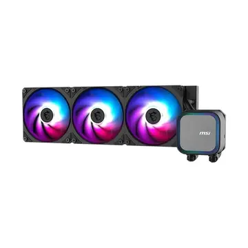 Water Cooler Msi Mag Coreliquid A13 Argb 360Mm Intel E Amd Preto Mag Coreliquid A13