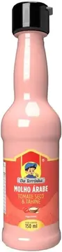 molhos terrinhа molho árabe com tomate 150ml cx 12