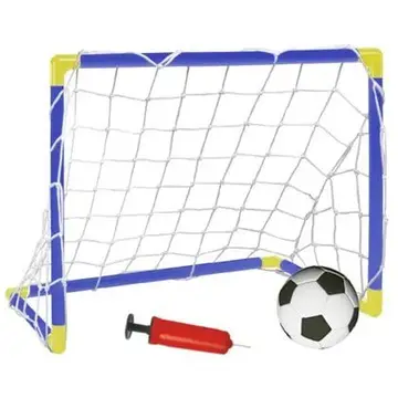 brinquedo atentu kit mini trave de futebol infantil golzinho com bola e bomba