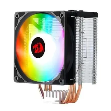 Redragon Air Cooler Sif 120mm RGB 4 Heatpipes Compatível c/ Intel LGA 1700/1200/1151 e AMD AM4 Desktop Preto - CC-1052-RGB